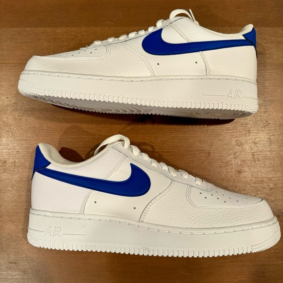 Nike Air Force 1 ‘07 Low “White Game Royal” / Sz. 11 / DS (New) - Picture 2 of 7